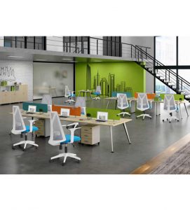 屏风隔断办公桌8