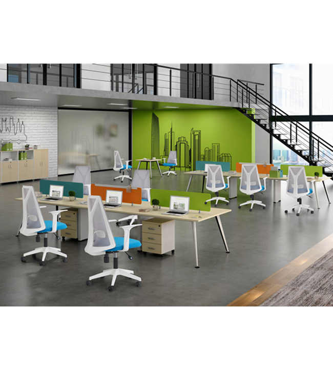 屏风隔断办公桌8