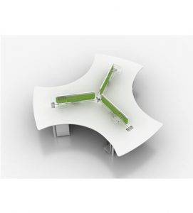 屏风隔断办公桌9